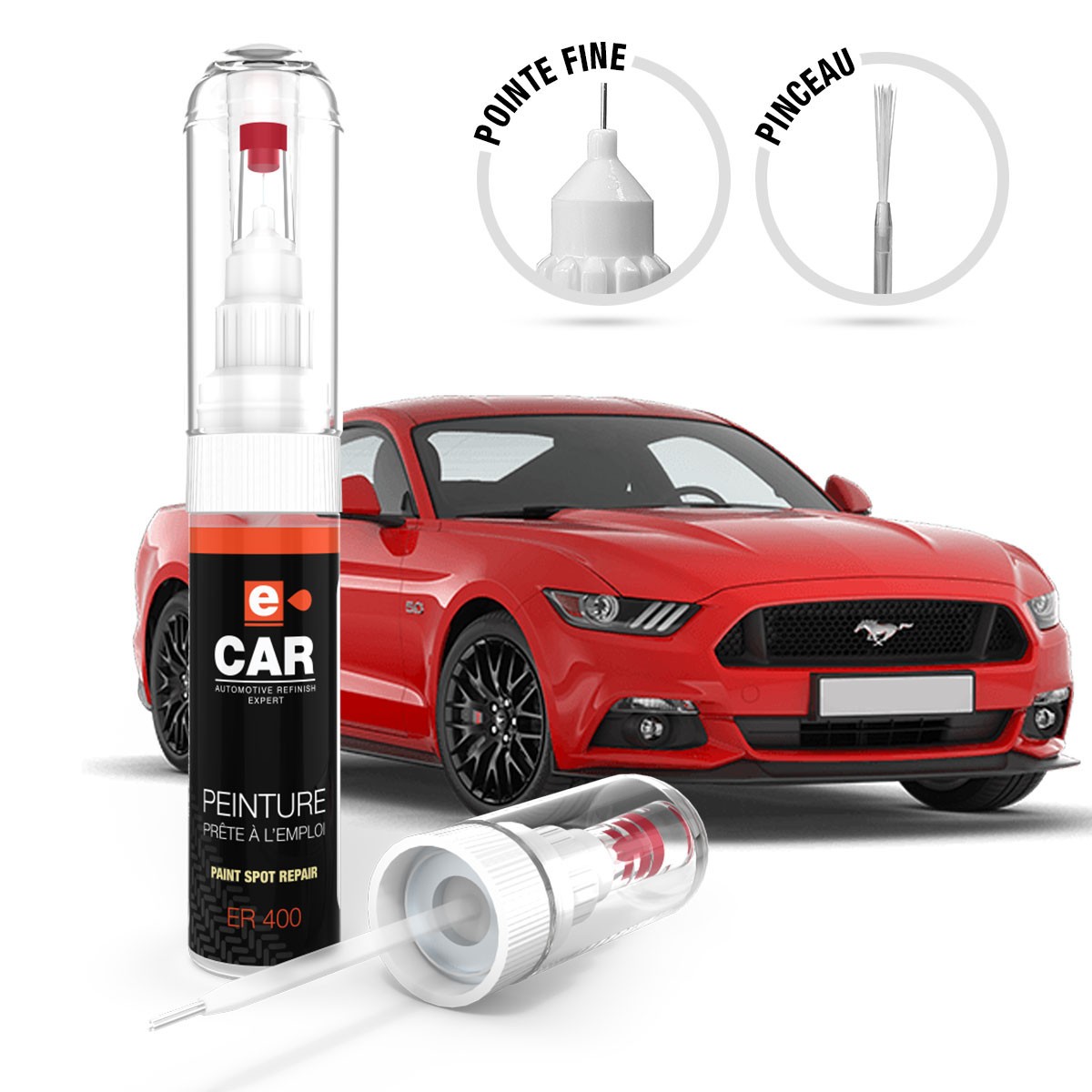  Epasal Easy Paint Stylo pour retouche de peinture noire pour  rayures sur carrosserie de voiture