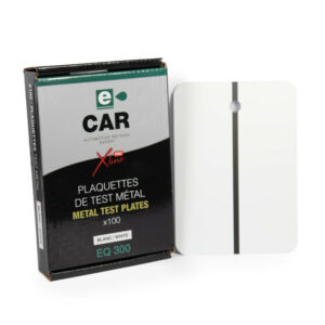 Plaquettes métal pour test peinture - Blanc