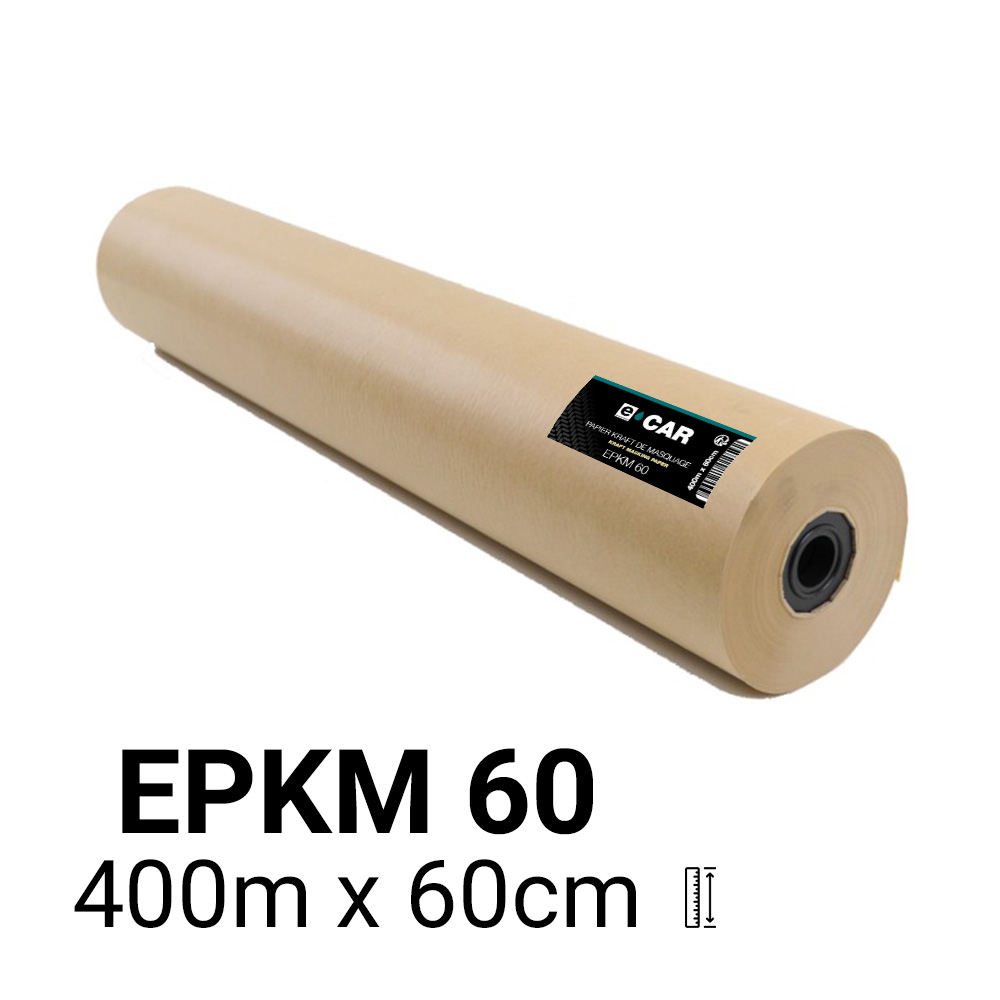 Rouleau de papier kraft recyclé ECAR Rouleau de papier kraft ECAR EPKM60 400m x 60 cm