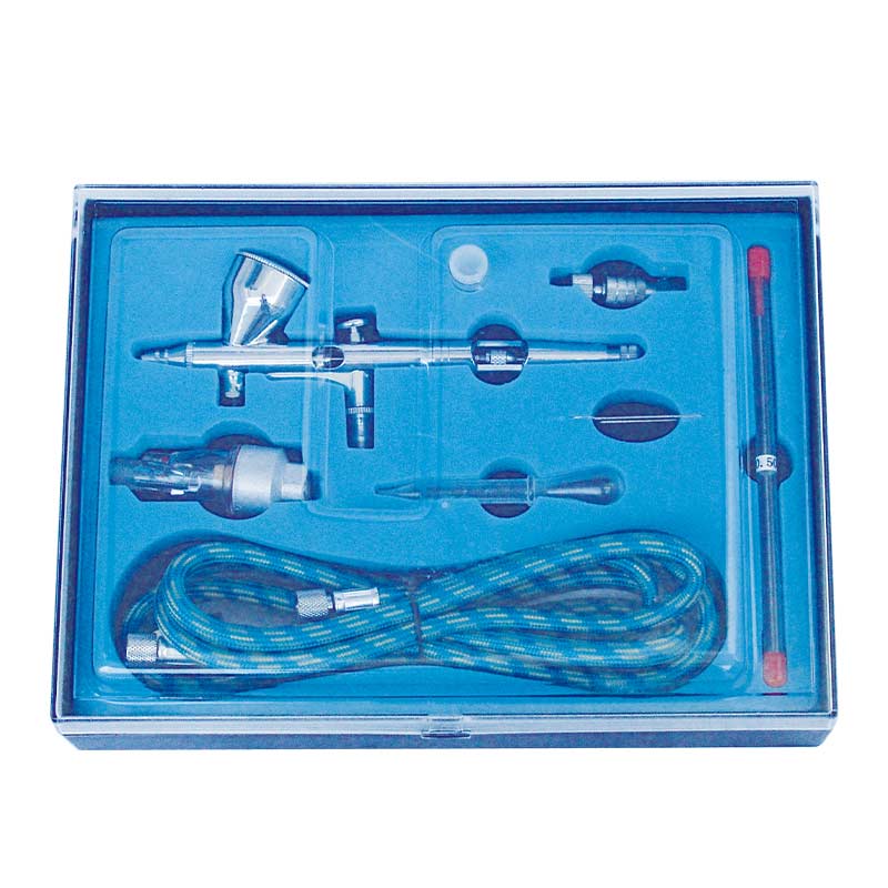 Kit aérographe ECAR AB-180K double action précision Boite du kit aérographe ECAR AB-180K double action précision