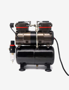 Compresseur ECAR TC-90T double piston avec cuve de face